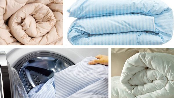 Как стирать пуховое одеяло в стиральной машине?