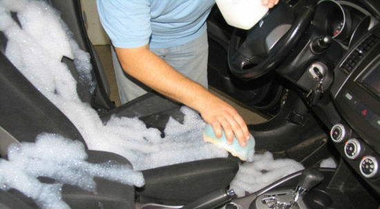 Как отмыть салон автомобиля ванишем